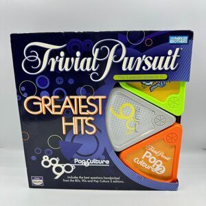 Complete Trivial Pursuit Greatest Hits Board Game 80s 90s Pop Culture Trivia